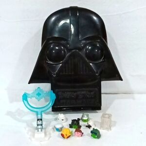 Angry Birds Star Wars Telepods Lot of 9 w/Catapult in Darth Vader Carrying Case